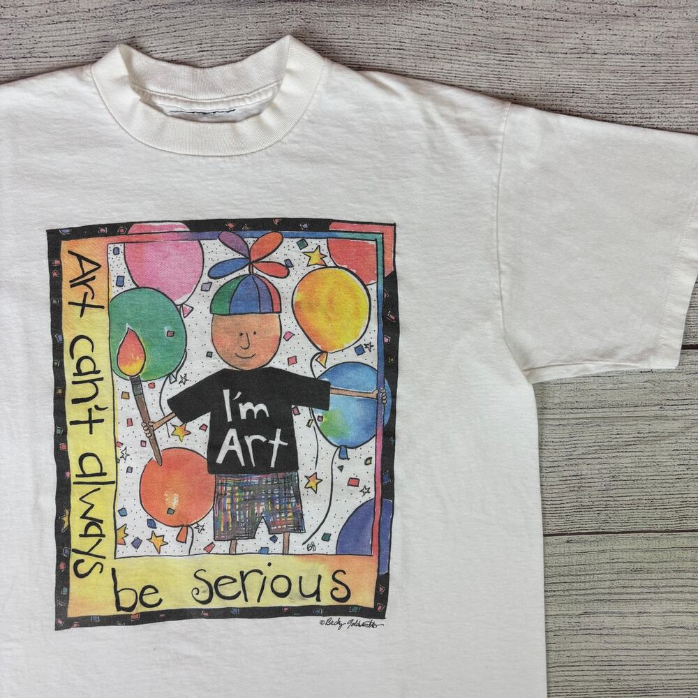Vintage 1990s Art Can't Always Be Serious T-shirt